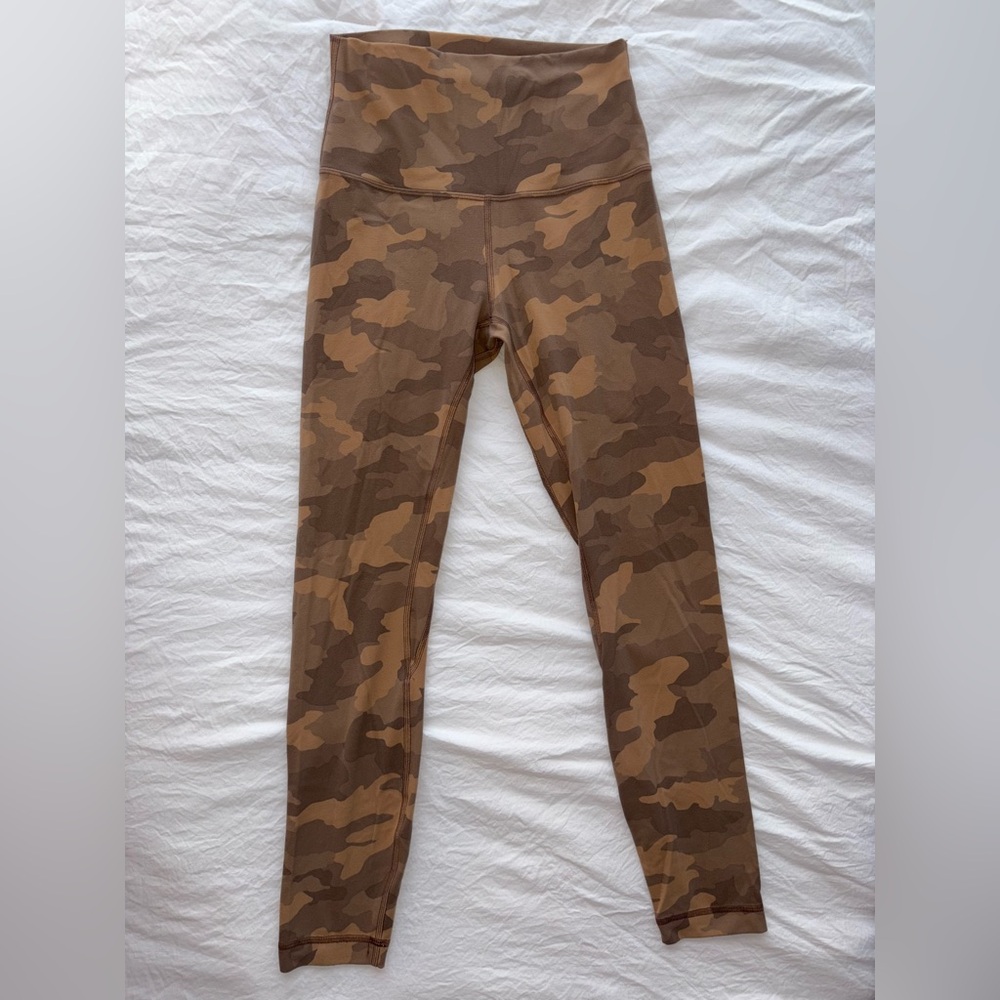 Lululemon Tan Camouflage Align Leggings